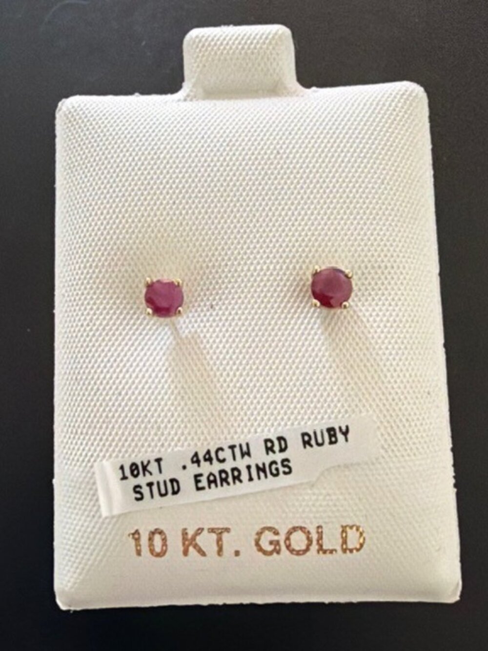 Ruby Stud Earrings